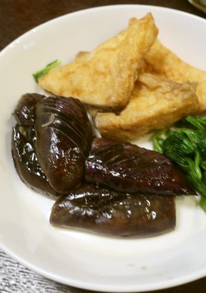 ナスと三角揚げの炒め煮-レシピのメイン写真