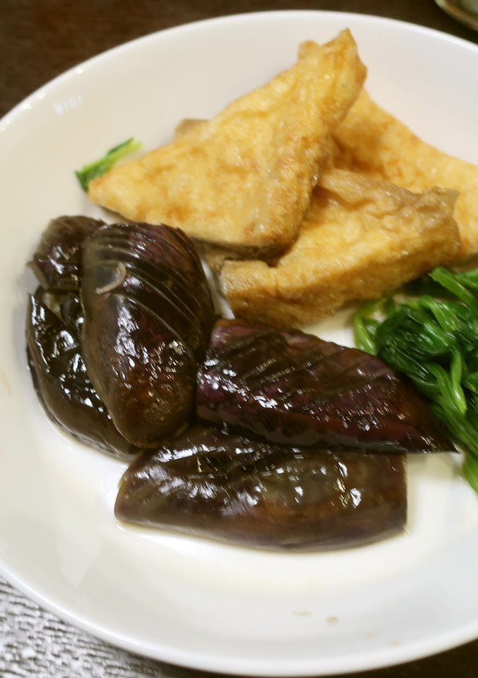 ナスと三角揚げの炒め煮-レシピのメイン写真