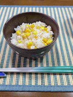 暑い夏に!快眠、簡単とうもろこしご飯-レシピのメイン写真