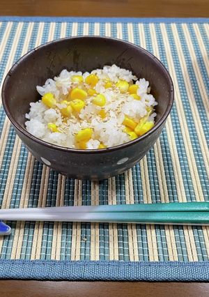 暑い夏に!快眠、簡単とうもろこしご飯-レシピのメイン写真