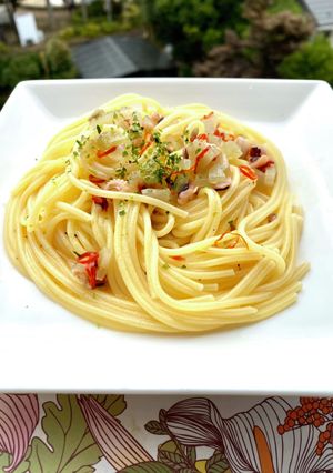 たこわさパスタ-レシピのメイン写真