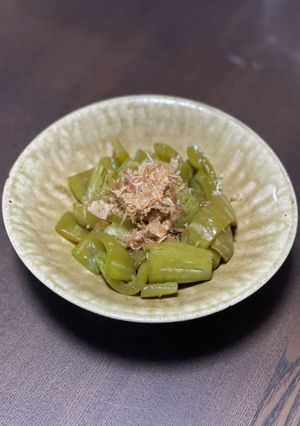 蛇瓜の麺つゆ煮♪-レシピのメイン写真