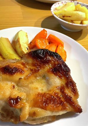 柚子胡椒で味付け！鶏もも肉のオーブン焼き-レシピのメイン写真