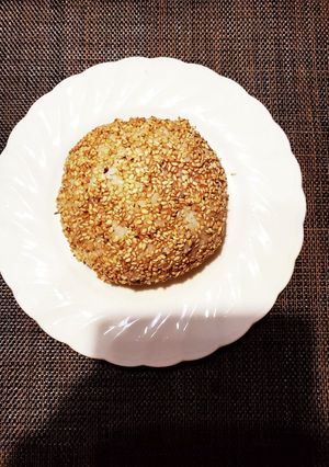 ゴマたっぷりめんたいマヨおにぎり-レシピのメイン写真