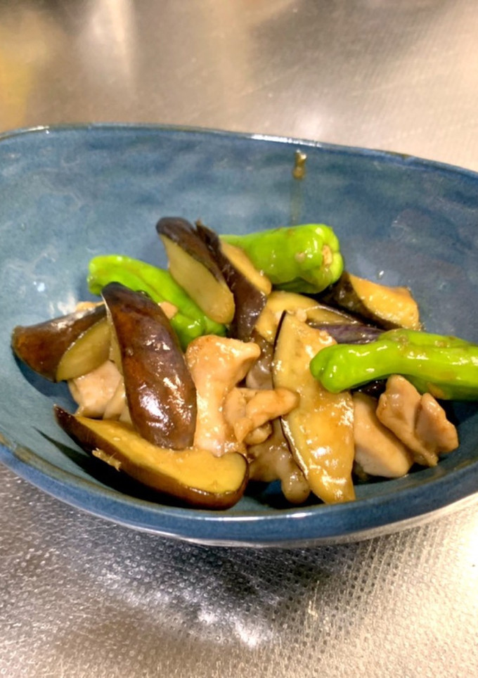なすとししとうの鶏肉いため-レシピのメイン写真