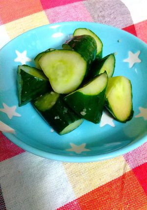 きゅうりの鶏ガラスープの素和え-レシピのメイン写真