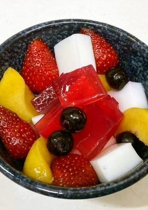ハマイカ(ハイビスカス)入り寒天-レシピのメイン写真