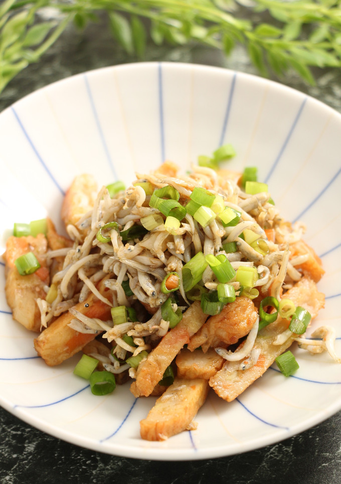 簡単小鉢！野菜天のしらす和え-レシピのメイン写真