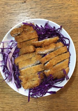 へたくそパパ→高校男子トンカツ丼-レシピのメイン写真