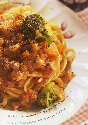 ミネストローネリメイクパスタ-レシピのメイン写真