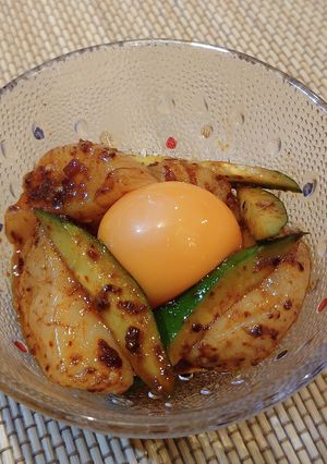 ホタテのユッケ風-レシピのメイン写真