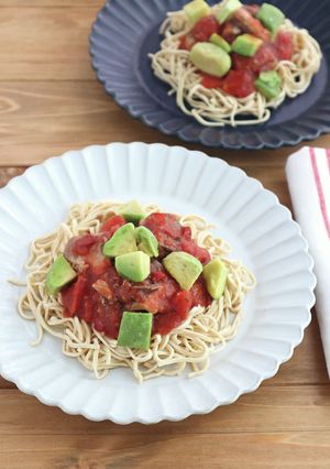 いわしとアボカドのピリ辛トマト豆腐干-レシピのメイン写真