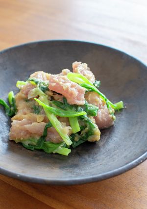 マグロとネギの酢味噌和え-レシピのメイン写真