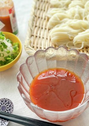 【楽めし】素麺・激旨おろしトマトつゆ-レシピのメイン写真