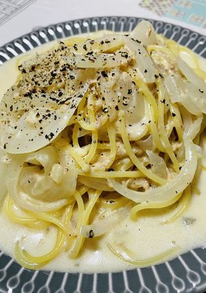 ワンパンで！簡単☆ツナクリームパスタ☆-レシピのメイン写真