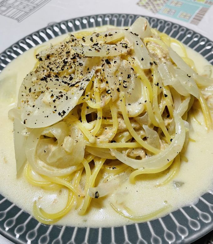 ワンパンで！簡単☆ツナクリームパスタ☆-レシピのメイン写真