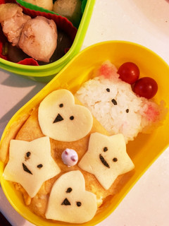 すみっこぐらし しろくま弁当-レシピのメイン写真