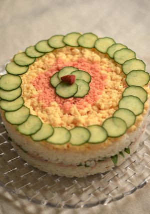 華やか!お寿司ケーキ〜SushiCake-レシピのメイン写真