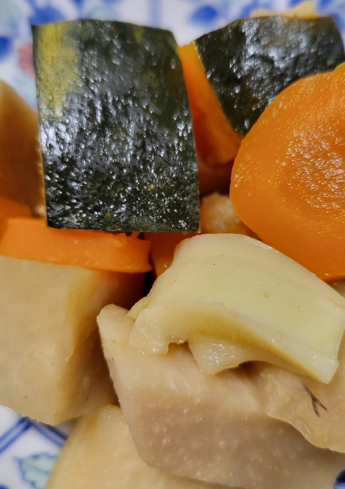 里芋・かぼちゃ・にんじん・筍の煮物-レシピのメイン写真
