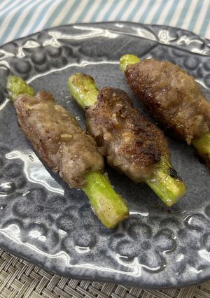 アスパラの肉巻きつくね-レシピのメイン写真
