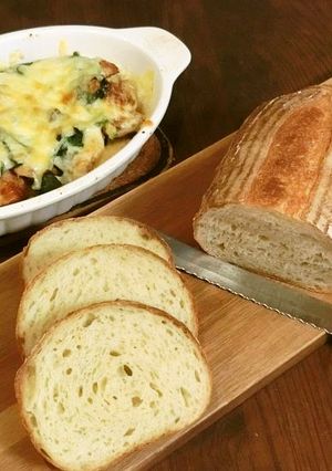 キタノカオリとライ麦粉で作るカンパーニュ-レシピのメイン写真