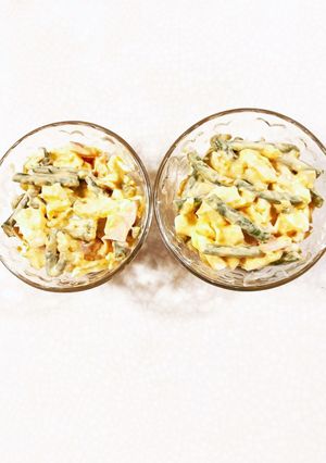三度豆とハムと玉子のサラダ-レシピのメイン写真