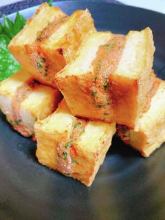 厚揚げの大葉明太マヨサンド-レシピのメイン写真
