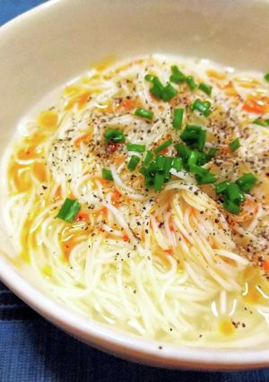 ピリ辛塩そうめん-レシピのメイン写真