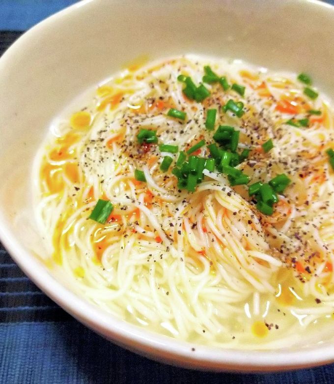 ピリ辛塩そうめん-レシピのメイン写真