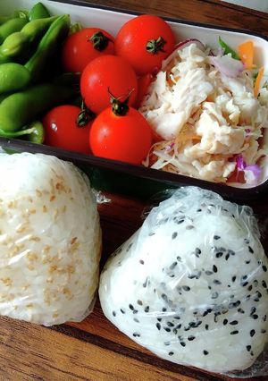手抜き＆時短の自分弁当☆おにぎり弁当♪-レシピのメイン写真