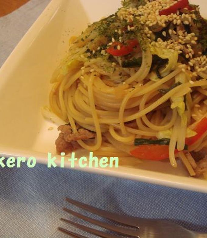 焼き肉のタレでパスタ♪♪♪-レシピのメイン写真