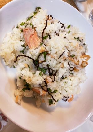 高タンパク!鮭はらすの簡単混ぜご飯-レシピのメイン写真