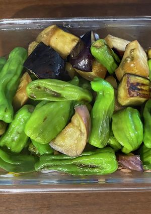 チャーシューの煮汁を活用!夏野菜のお浸し-レシピのメイン写真
