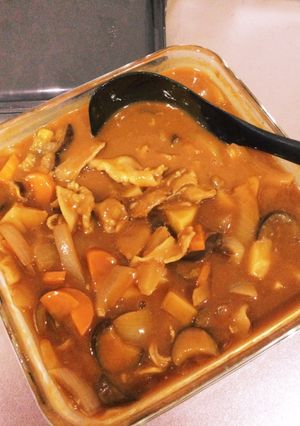 レンジでカレー!耐熱ガラス容器で超簡単!-レシピのメイン写真