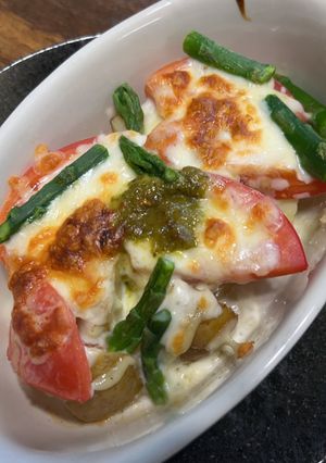 じゃがトマヨ焼き-レシピのメイン写真