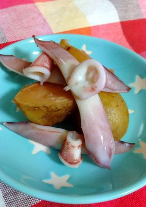 新じゃがといかげその煮物-レシピのメイン写真