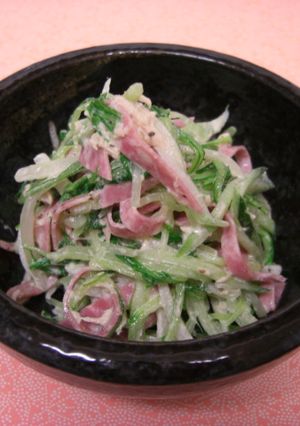 ＊水菜の彩りサラダ＊-レシピのメイン写真