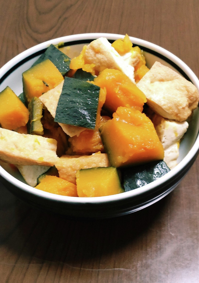 簡単 かぼちゃと厚揚げの煮物-レシピのメイン写真