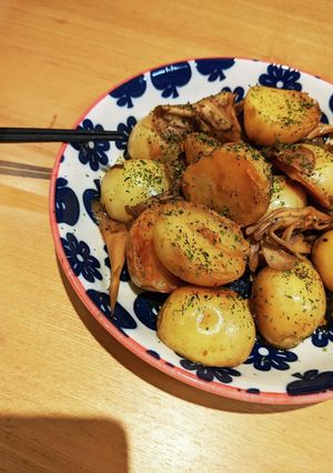 新じゃがと舞茸のバター醤油炒め-レシピのメイン写真