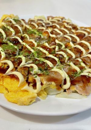 お好み焼き風おつまみ＊豚たまキャベツ-レシピのメイン写真