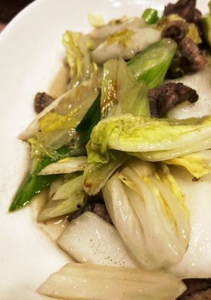 炭火焼き地鶏と白菜とネギの炒め-レシピのメイン写真