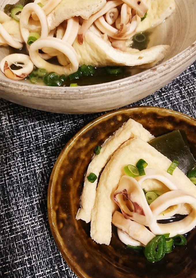 イカと油揚げ煮-レシピのメイン写真