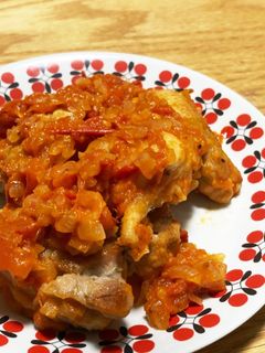 クミン香る!鶏モモトマト煮込み-レシピのメイン写真