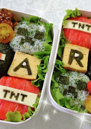 【MINECRAFT】マイクラなキャラ弁-レシピのメイン写真