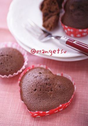 バレンタインに**チョコ♥マドレーヌ**-レシピのメイン写真