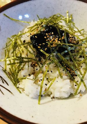 オープンおにぎり●佃煮＆ひじきのゴマめし-レシピのメイン写真