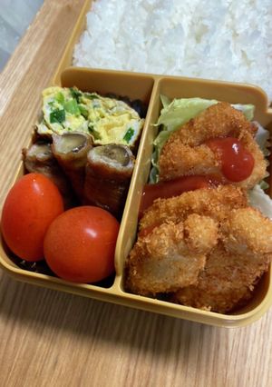 中1女子弁当アスメシ51チーズチキンカツ-レシピのメイン写真