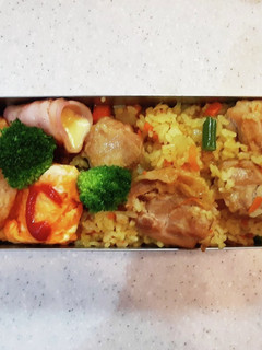 高校生弁当覚え書き49カレーピラフ-レシピのメイン写真