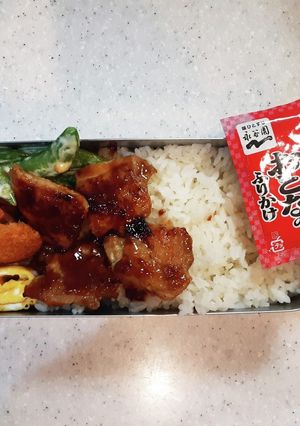 高校生弁当覚え書き52　焼き鳥弁当-レシピのメイン写真