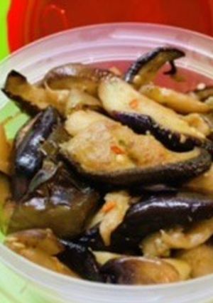 ＊作り置き・ナスのペペロンチーノ風炒め・-レシピのメイン写真